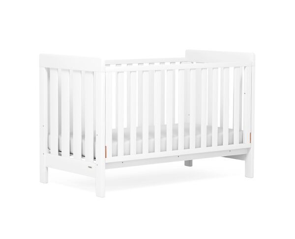 Boori Urbane Daintree Cot White   Mattress Bundle